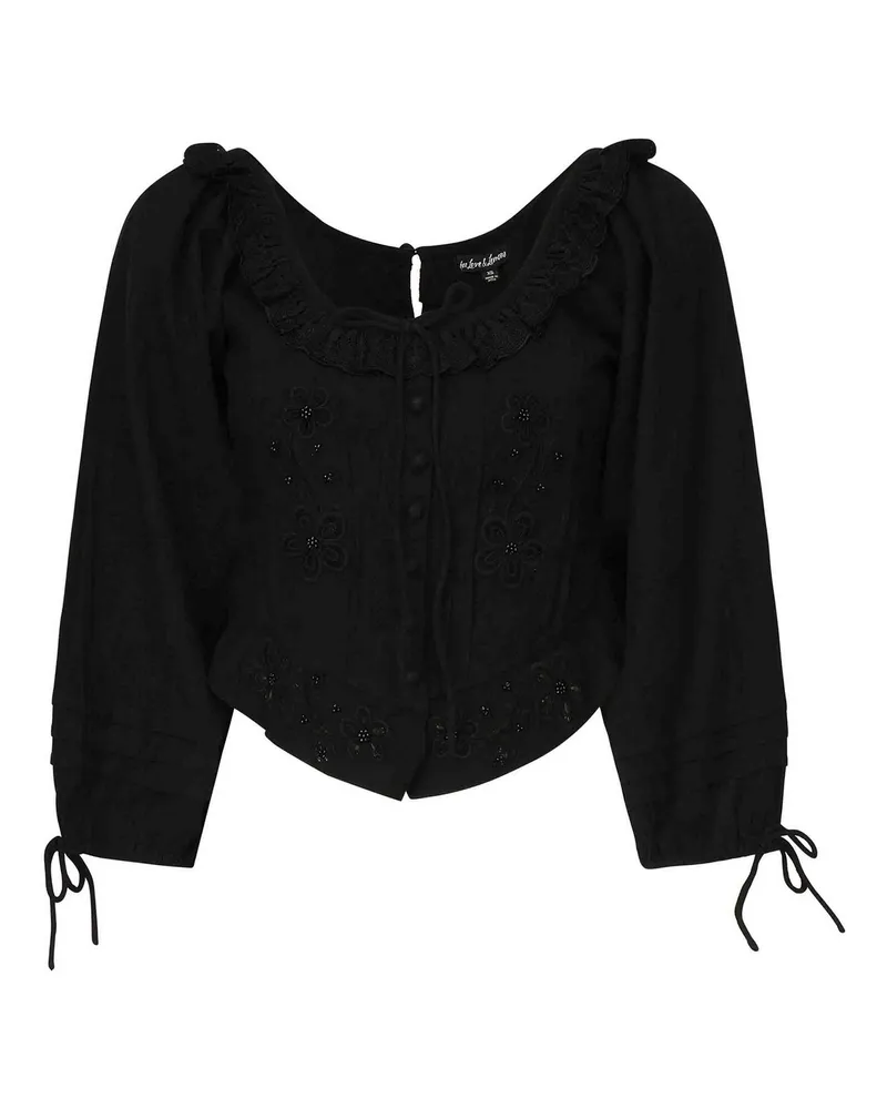 For Love and Lemons Hemd - Schwarz Schwarz
