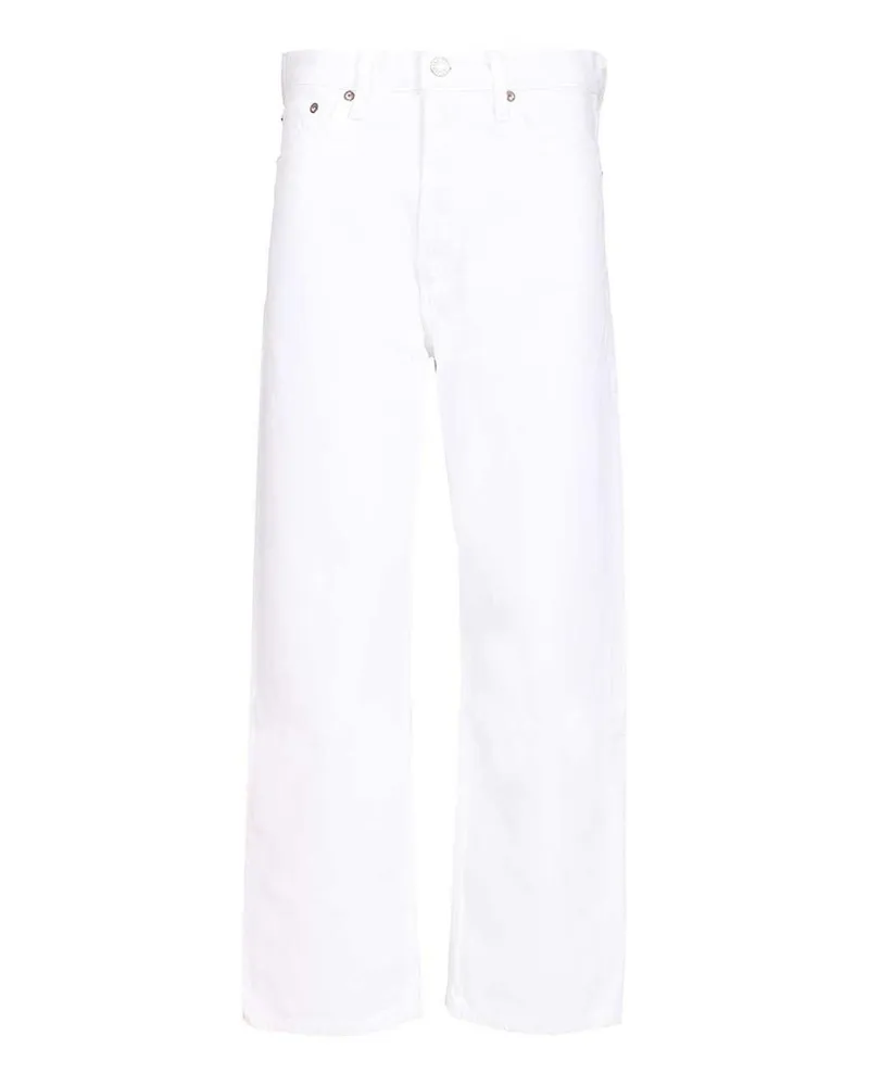 AGOLDE Straight Leg Jeans - Weiß Weiß