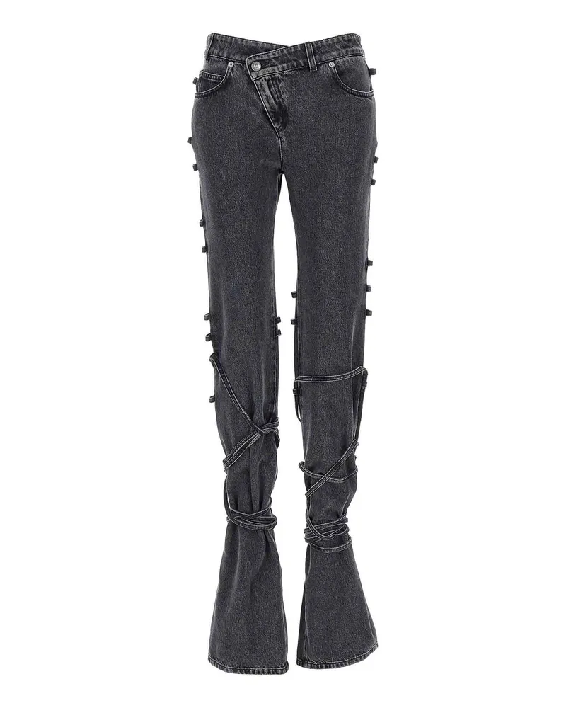 Alexander McQueen Bootcut Jeans - Schwarz Schwarz