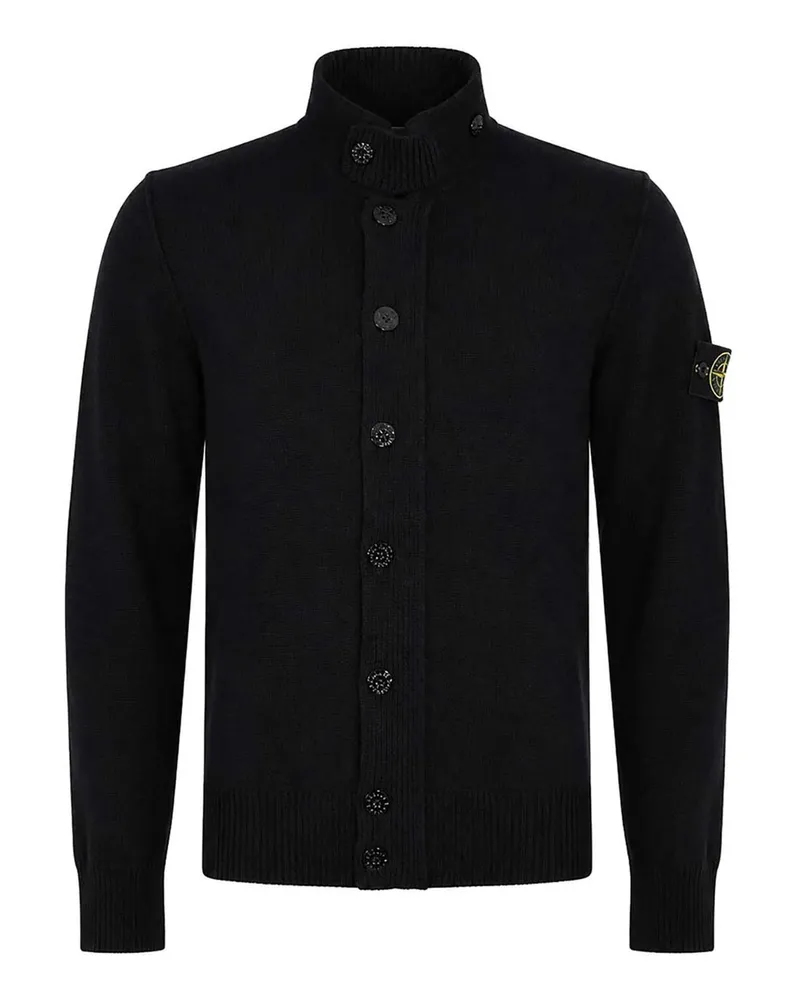 Stone Island Rundhalspullover - Schwarz Schwarz