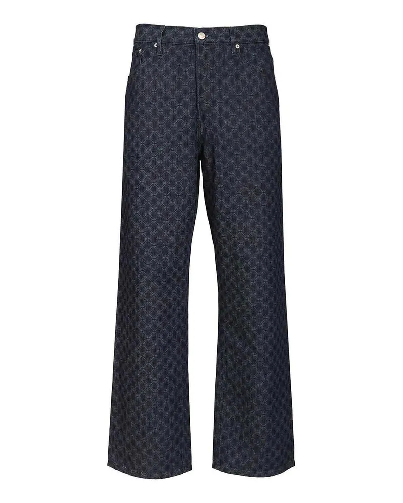 Dries van Noten Bootcut Jeans - Blau Blau