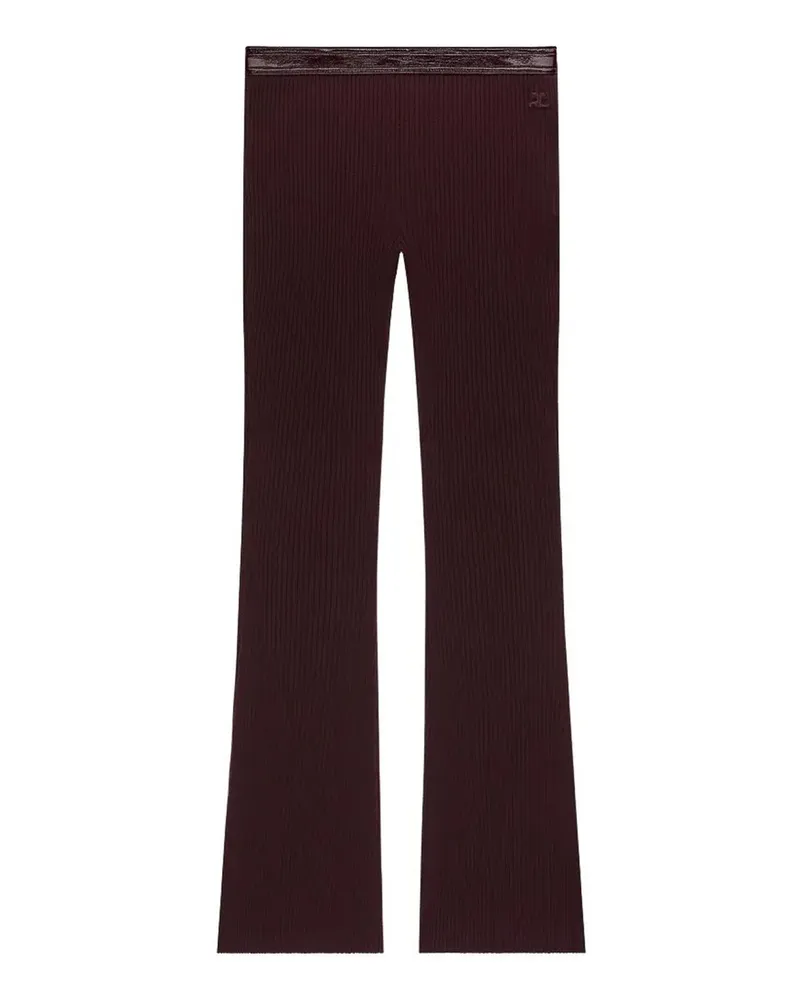 Courrèges Casual Hose - Dunkelrot Dunkelrot