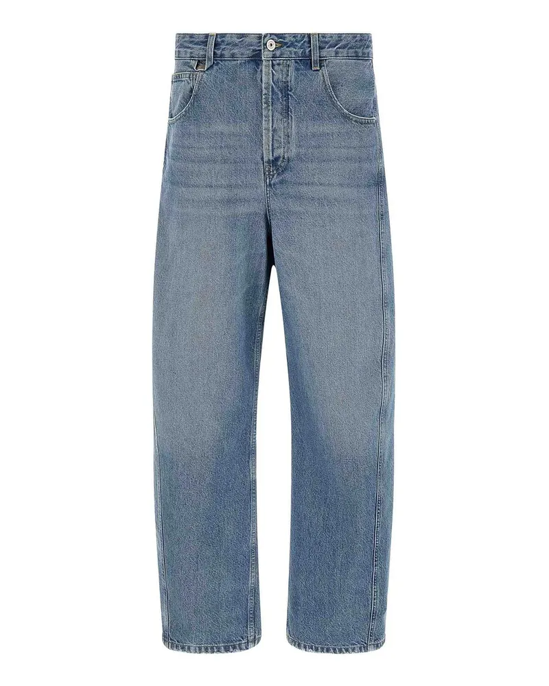 Jacquemus Straight Leg Jeans - Blau Blau