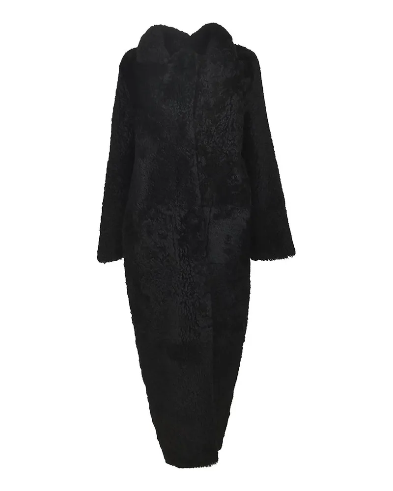 Simonetta Ravizza Kurzer Mantel - Schwarz Schwarz