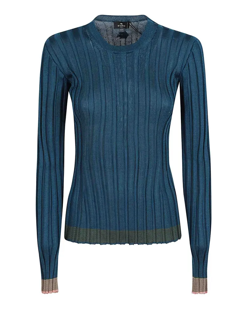 Etro Top - Schwarz Blau