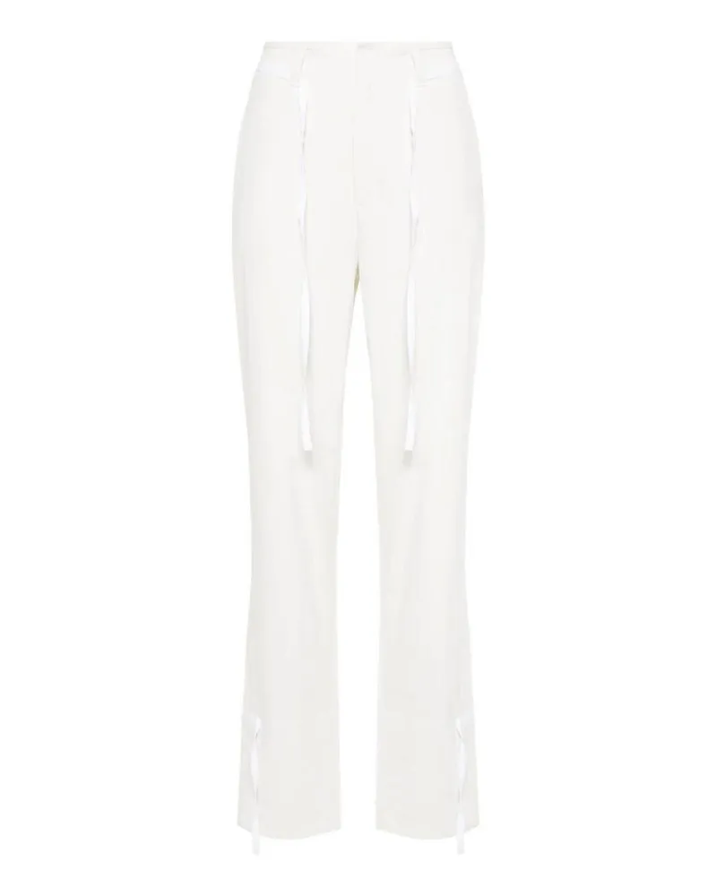 Christophe Lemaire Casual Hose - Weiß Weiß
