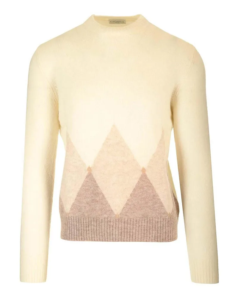 Ballantyne Rundhalspullover - Beige Beige