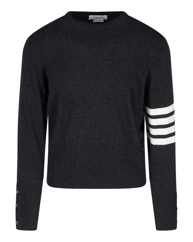 Thom Browne U-Boot-Pullover - Schwarz Schwarz