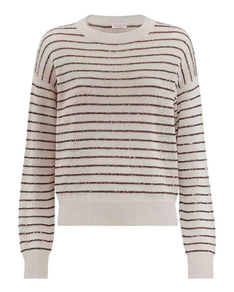 Brunello Cucinelli Rundhalspullover - Beige Beige