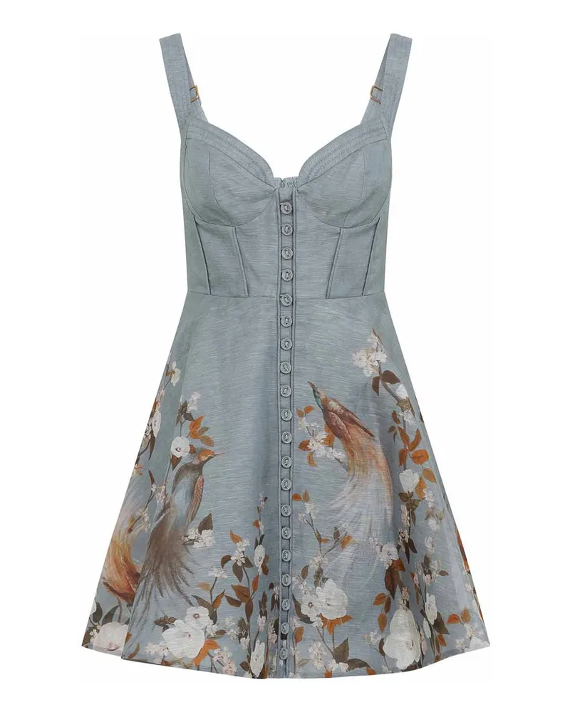 Zimmermann Kurzes Kleid - Blau Blau