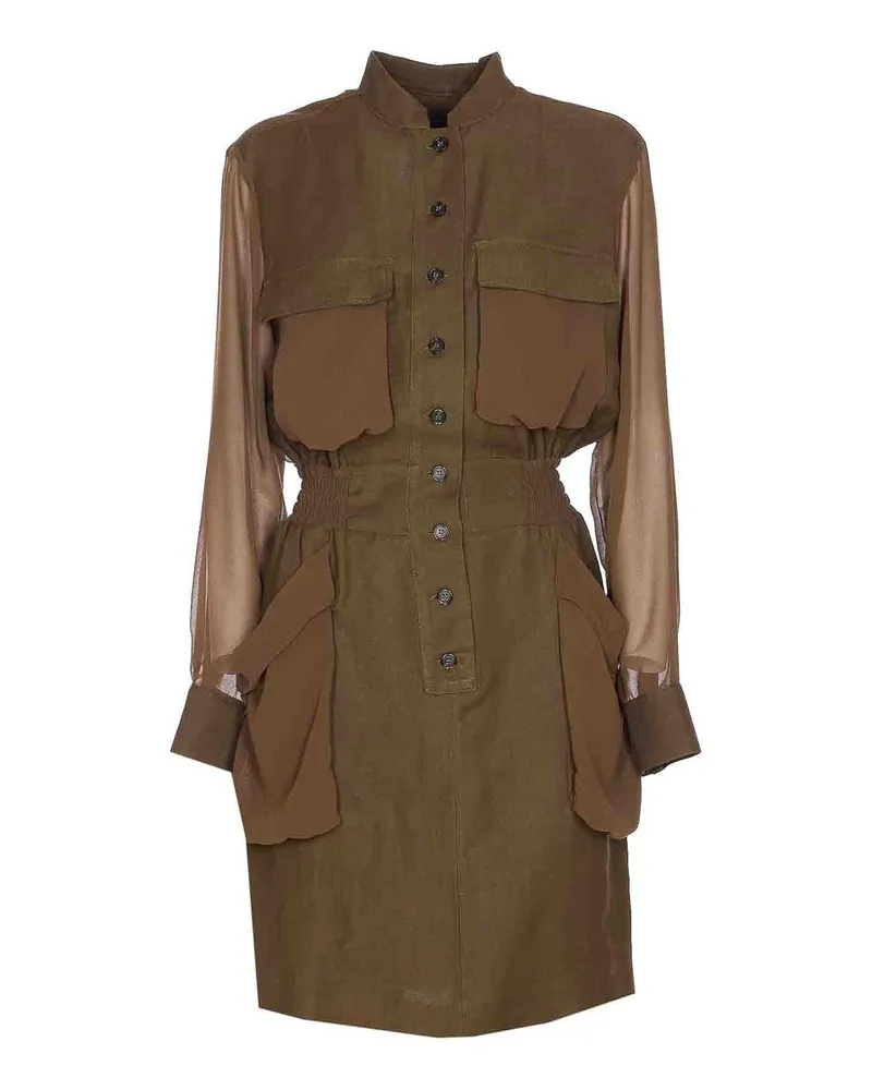 Pinko Knielanges Kleid - Grün Grün