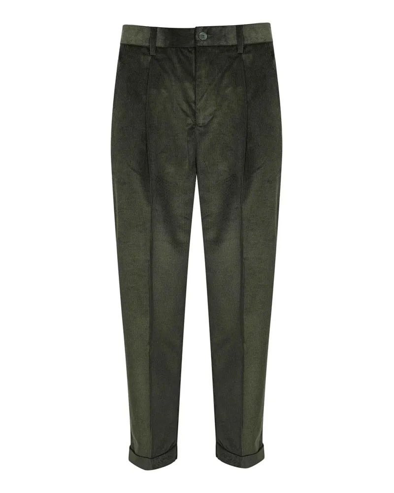 Daniele Alessandrini Casual Hose - Dunkelgrün Dunkelgrün