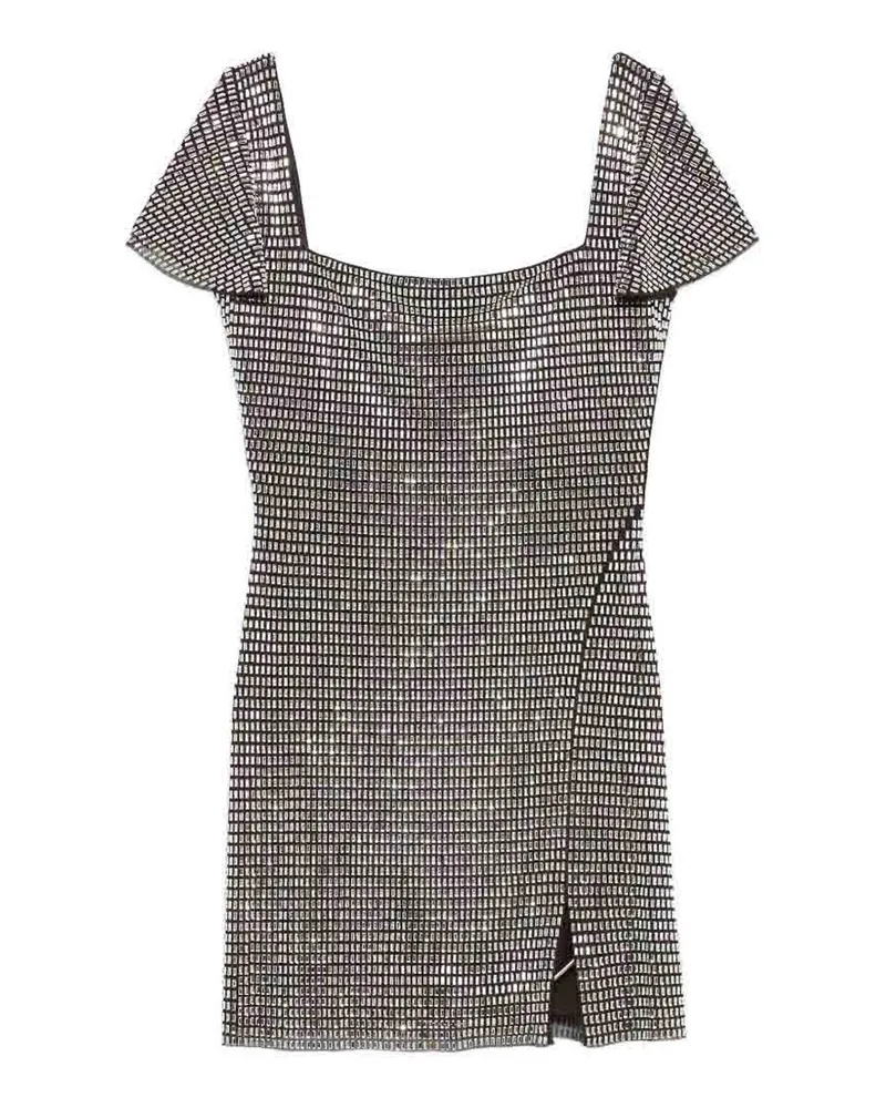 Self-Portrait Kurzes Kleid - Grau Grau