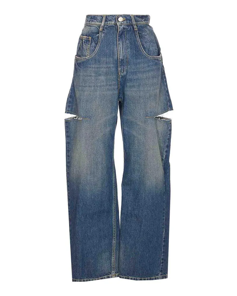 Maison Margiela Bootcut Jeans - Blau Blau