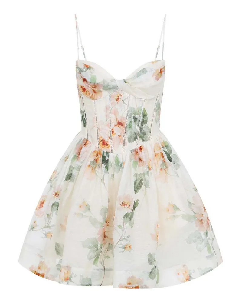 Zimmermann Kurzes Kleid - Creme Creme