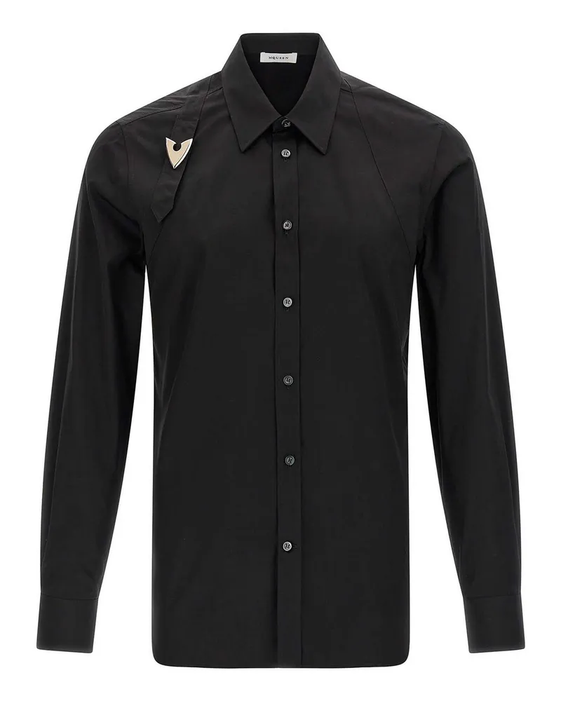 Alexander McQueen Hemd - Schwarz Schwarz