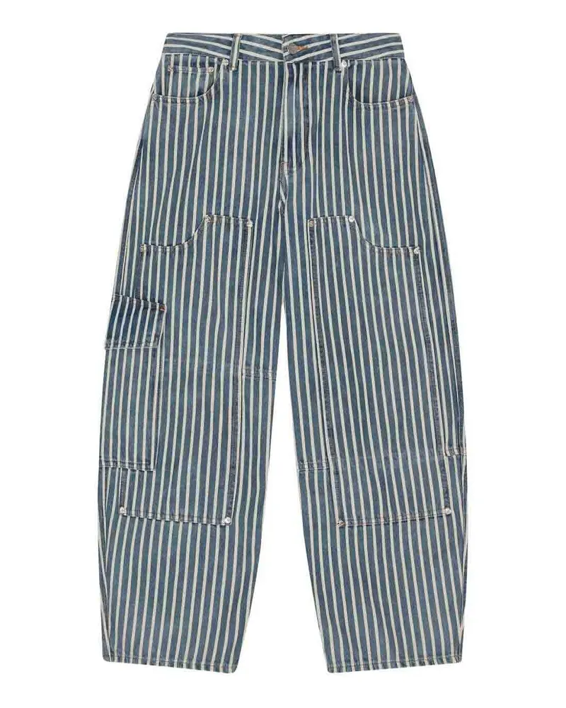 Ganni Bootcut Jeans - Hellblau Hellblau