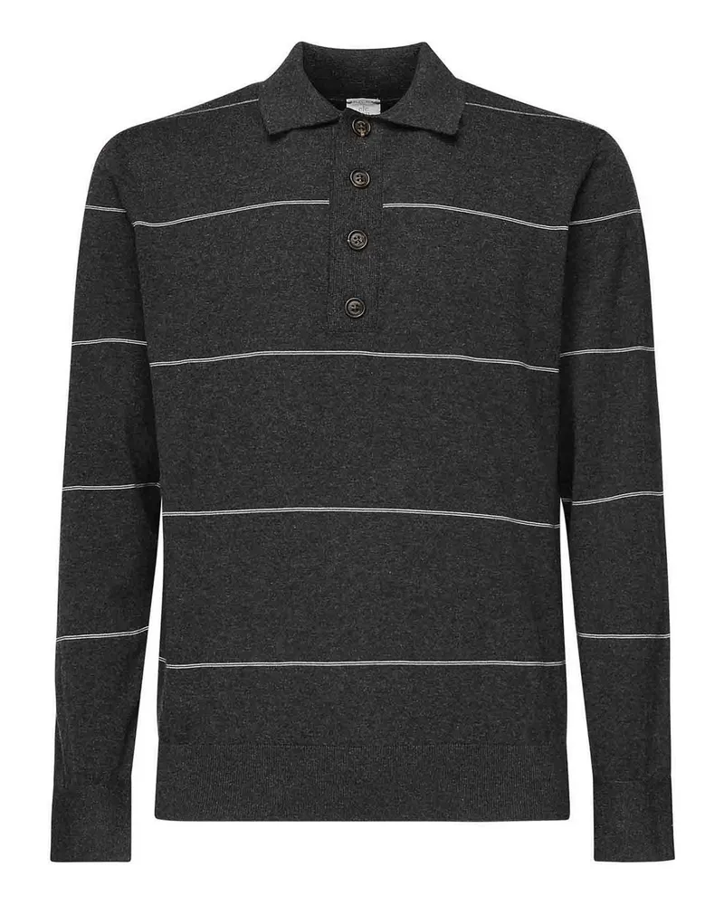 Eleventy Poloshirt - Grau Grau