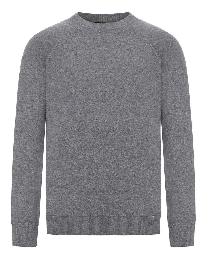 Gran Sasso Rundhalspullover - Grau Grau