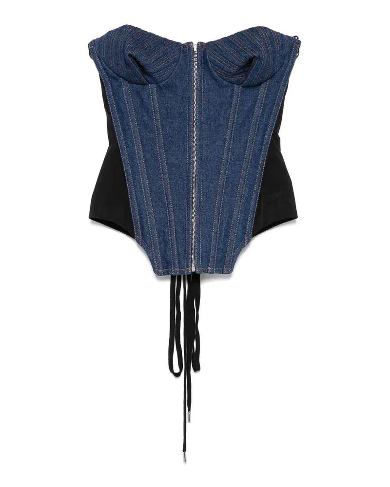 Jean Paul Gaultier Top - Schwarz Schwarz