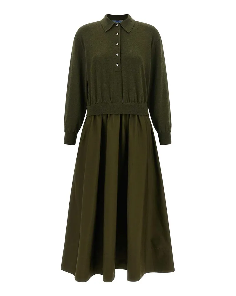 Ralph Lauren Knielanges Kleid - Grün Grün