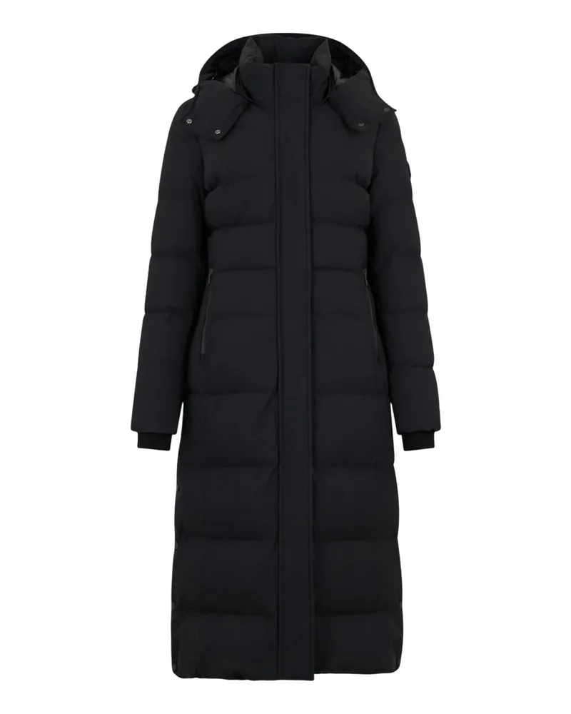 Moose Knuckles Knielanger Mantel - Schwarz Schwarz