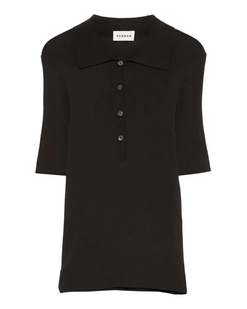 P.A.R.O.S.H. P. A.R. O H. Rundhalspullover - Braun Braun