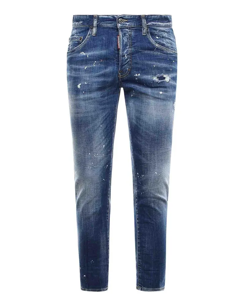Dsquared2 Straight Leg Jeans - Blau Blau