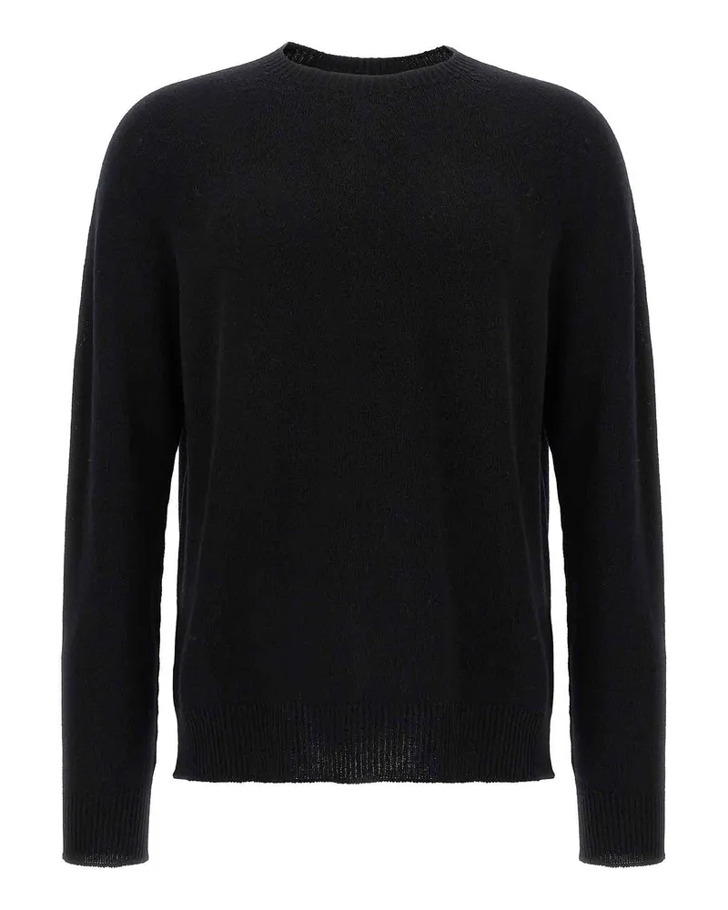 Jil Sander Rundhalspullover - Schwarz Schwarz