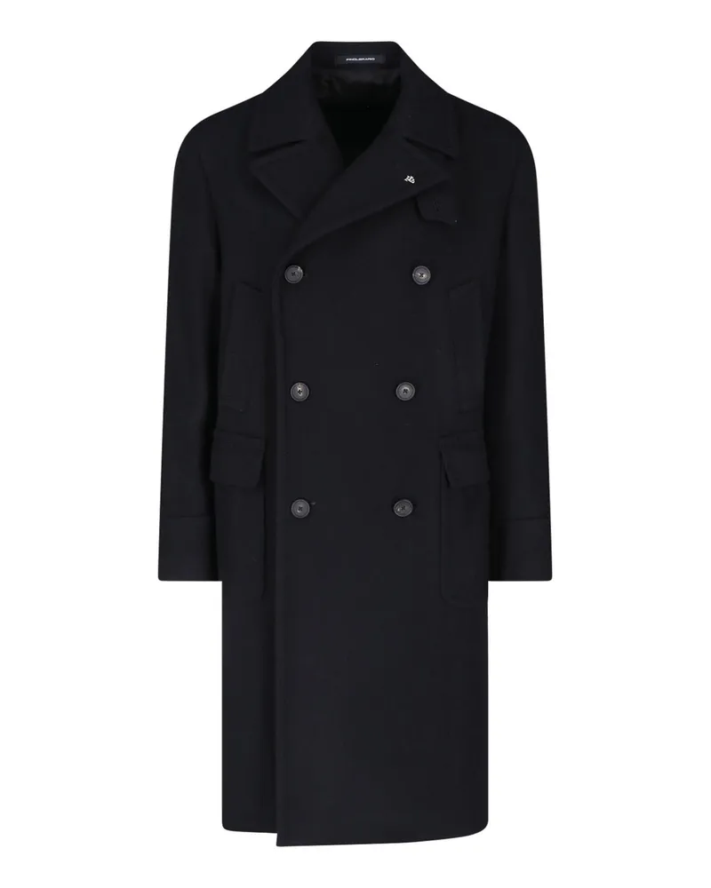 Tagliatore Knielanger Mantel - Schwarz Schwarz