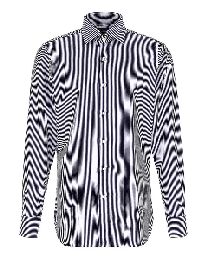 Finamore 1925 Hemd - Blau Blau