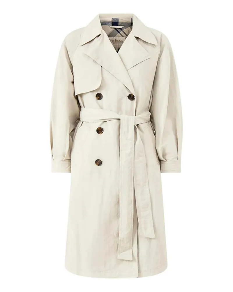 Barbour Knielanger Mantel - Beige Beige