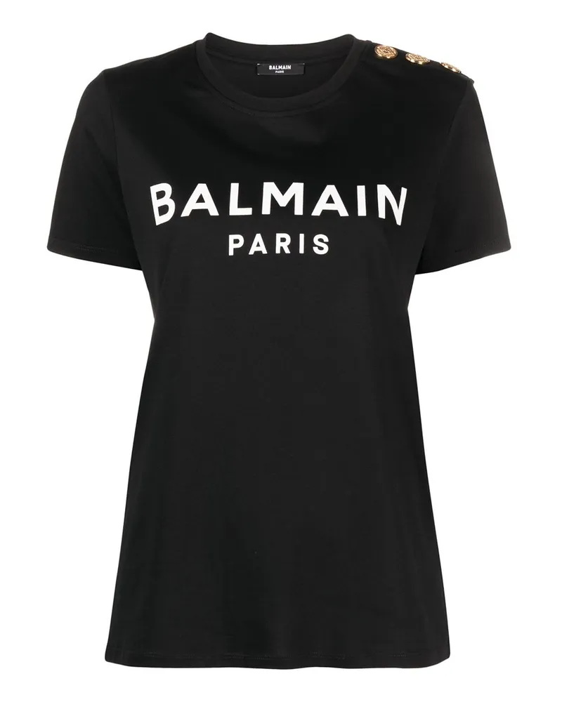 Balmain T-Shirt - Schwarz Schwarz