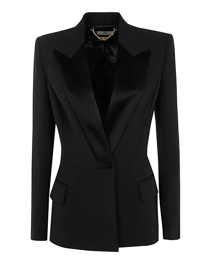 Elisabetta Franchi Casualjacke - Schwarz Schwarz