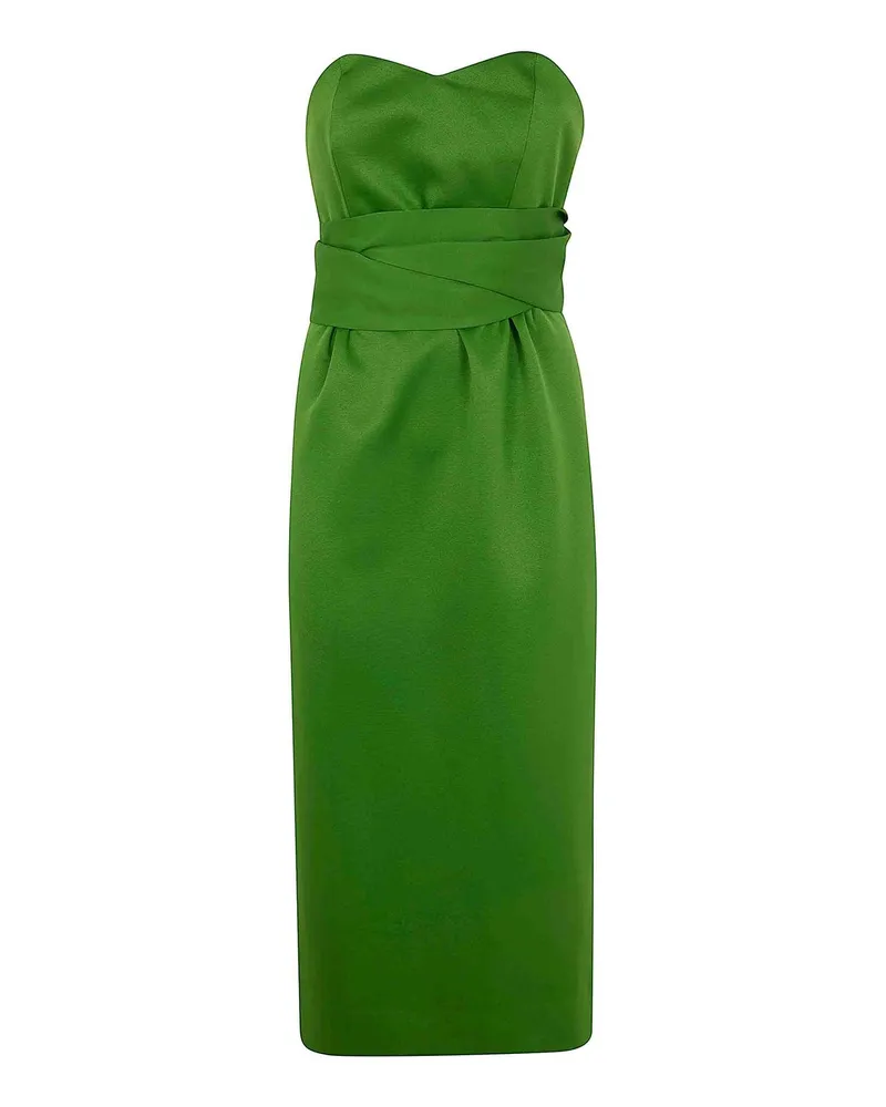 Essentiel Knielanges Kleid - Grün Grün