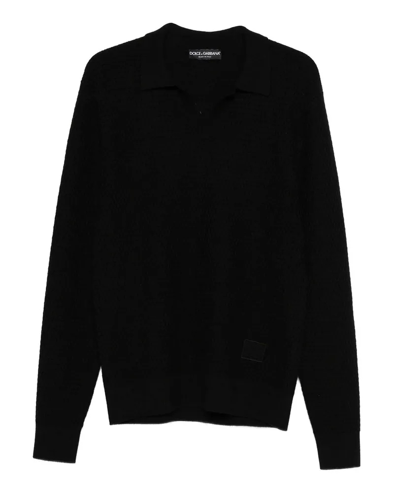 Dolce & Gabbana Poloshirt - Schwarz Schwarz