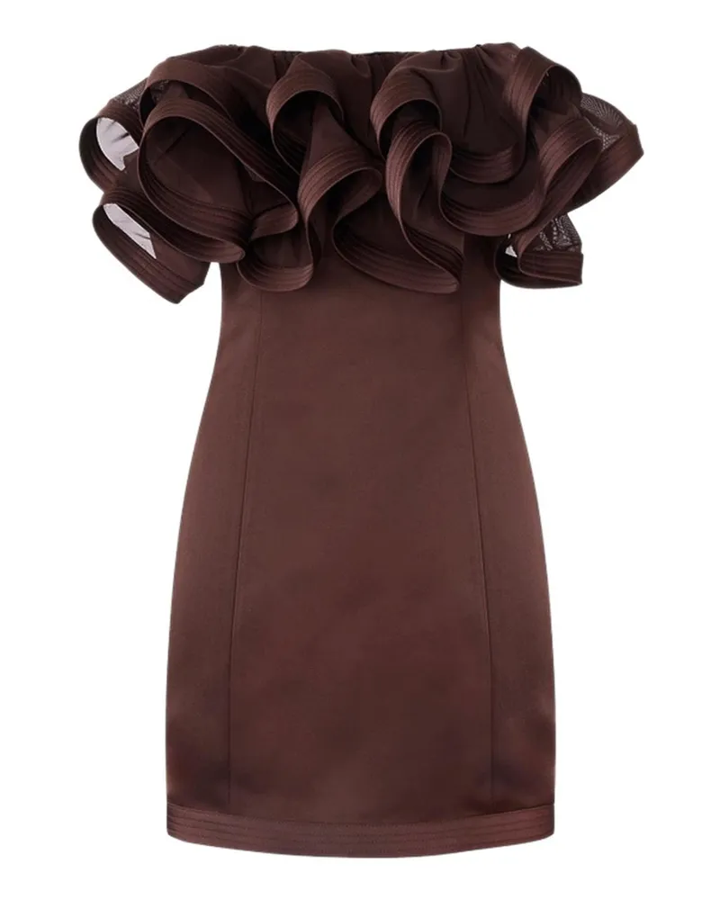 Elisabetta Franchi Kurzes Kleid - Braun Braun