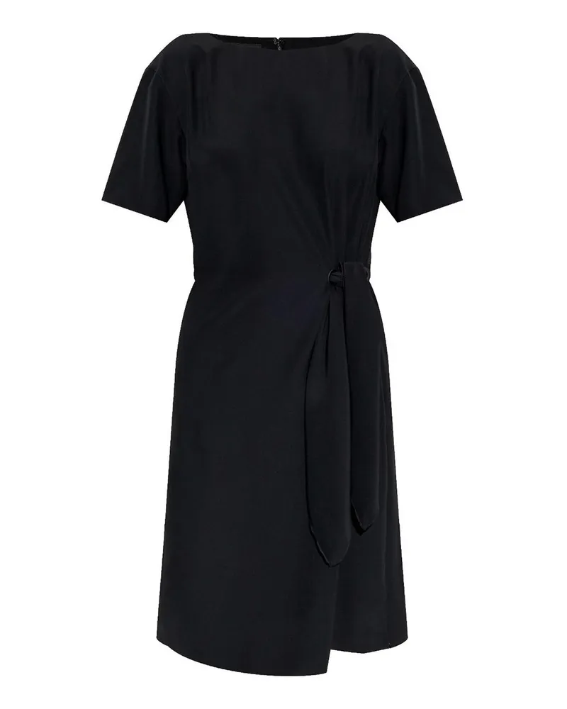 Emporio Armani Knielanges Kleid - Schwarz Schwarz