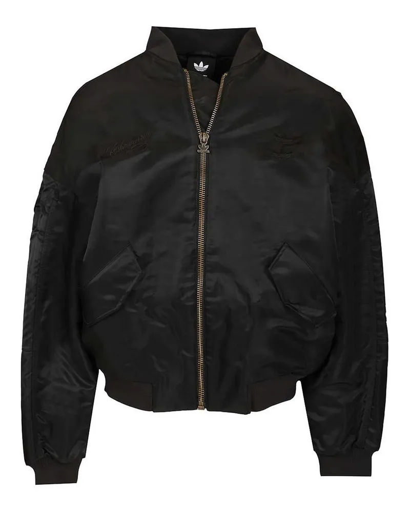 adidas Bomberjacke - Schwarz Schwarz