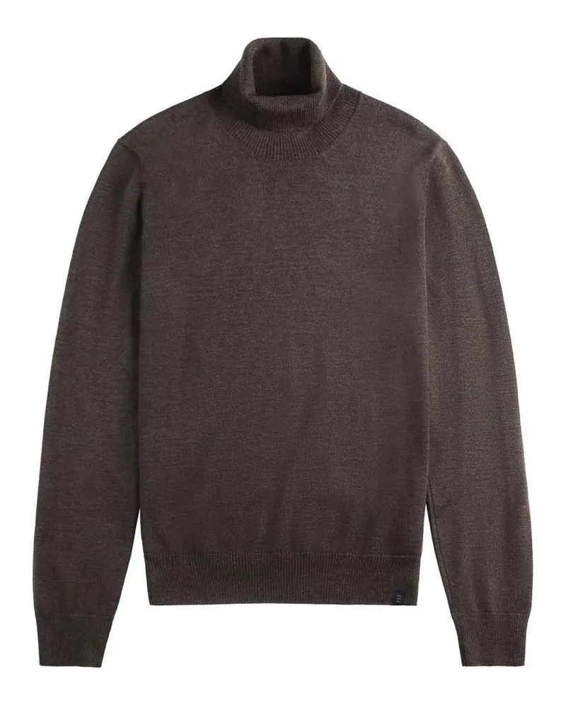 Fay Rollkragenpullover - Braun Braun