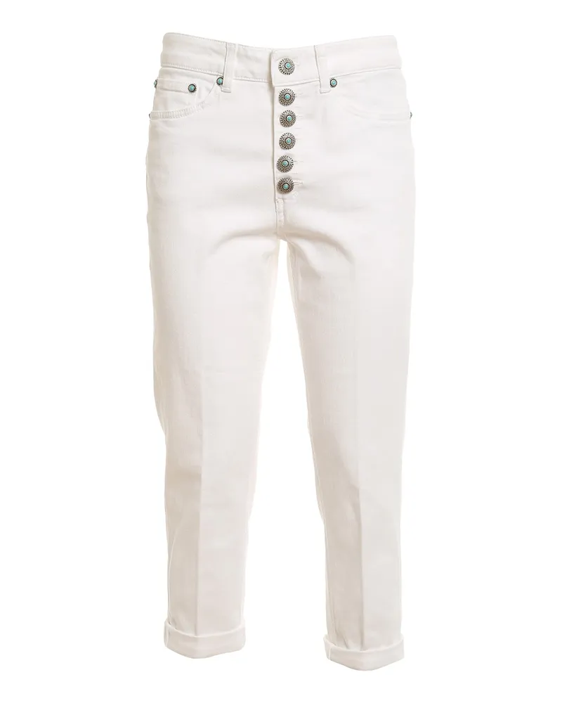 Dondup Straight Leg Jeans - Weiß Weiß