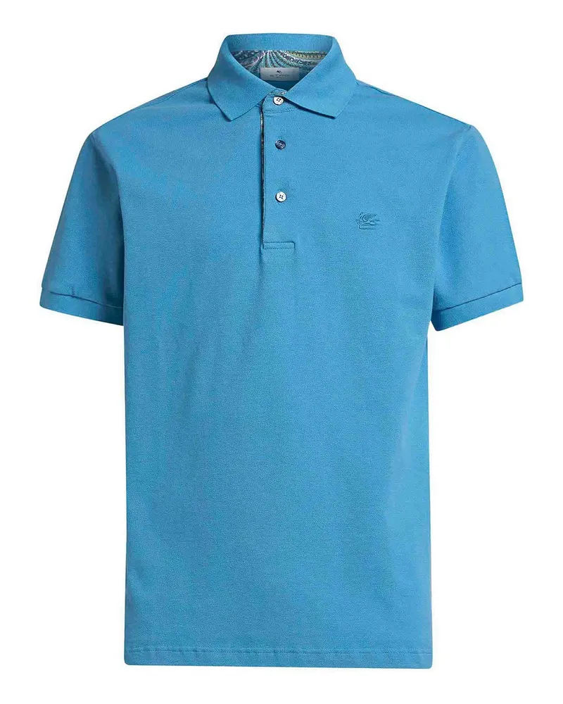 Etro Poloshirt - Blau Blau