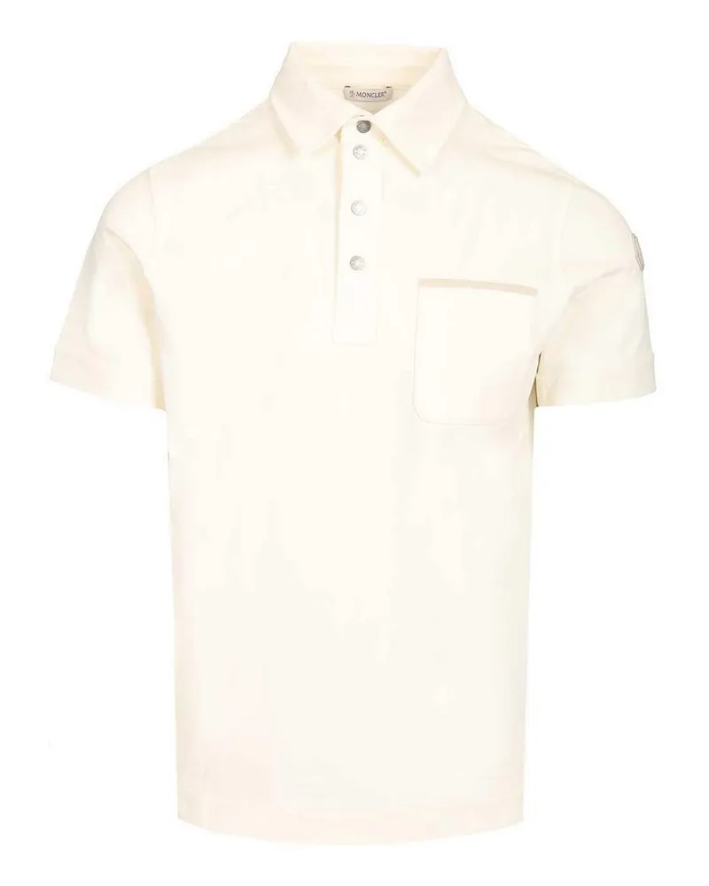 Moncler Poloshirt - Weiß Weiß