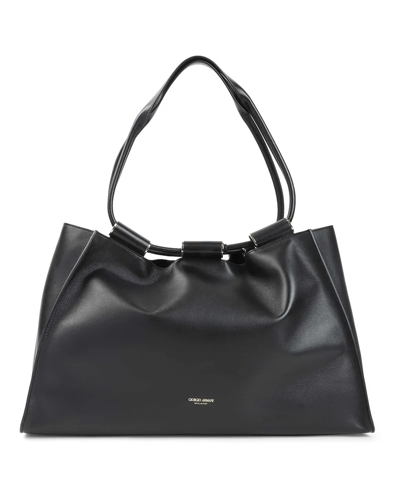Giorgio Armani Shopper - Schwarz Schwarz