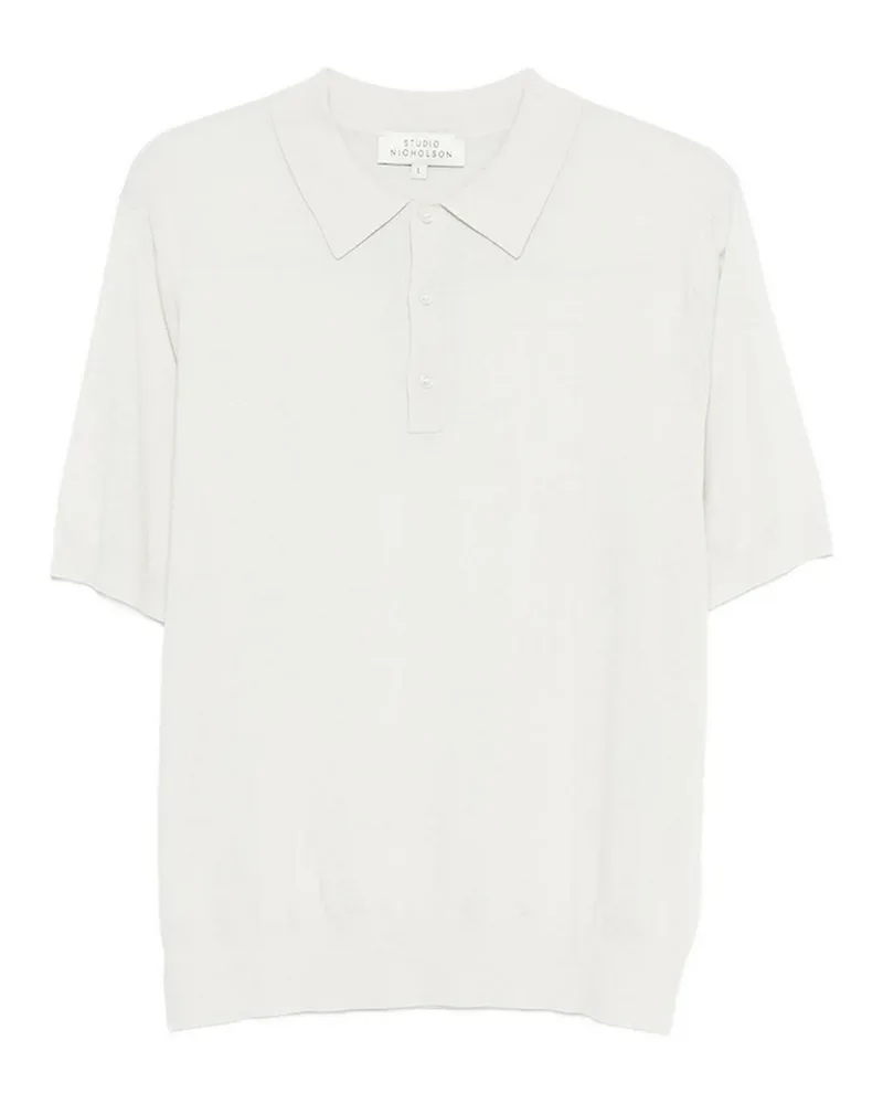 Studio Nicholson Rundhalspullover - Weiß Weiß