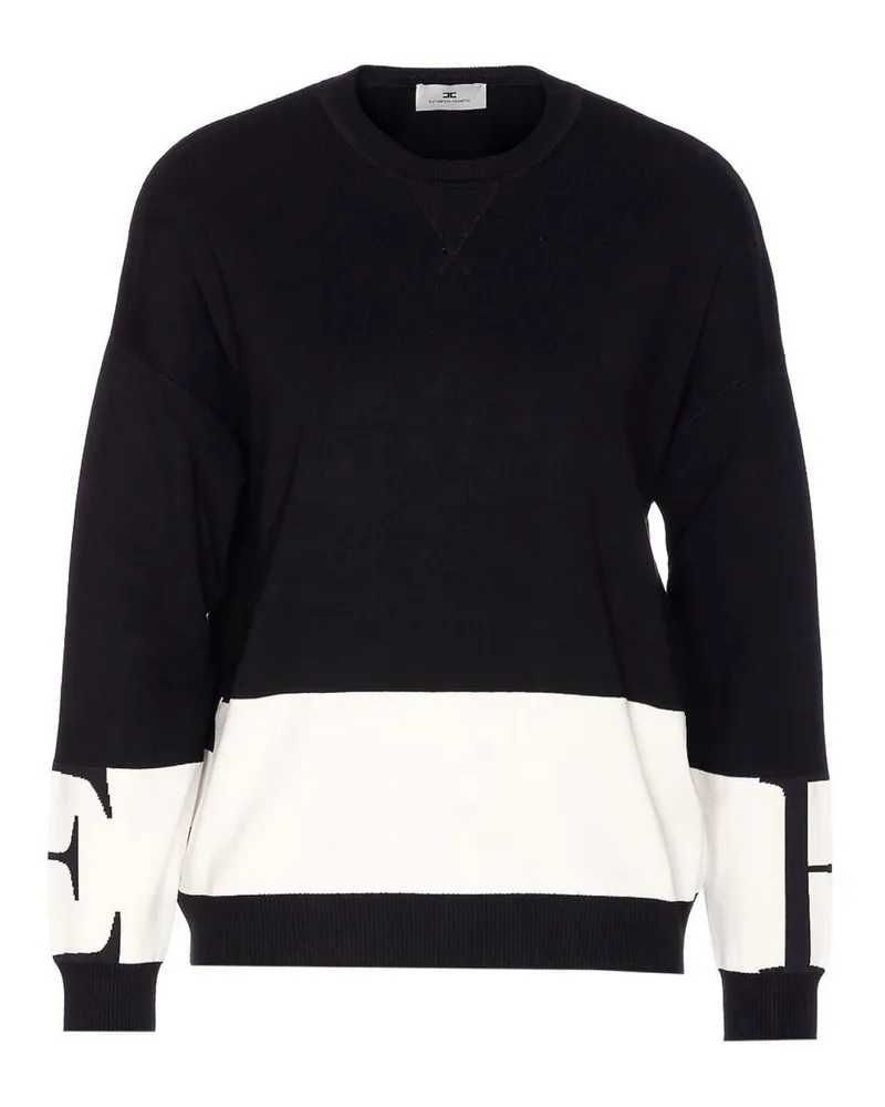 Elisabetta Franchi Sweatshirt - Schwarz Schwarz