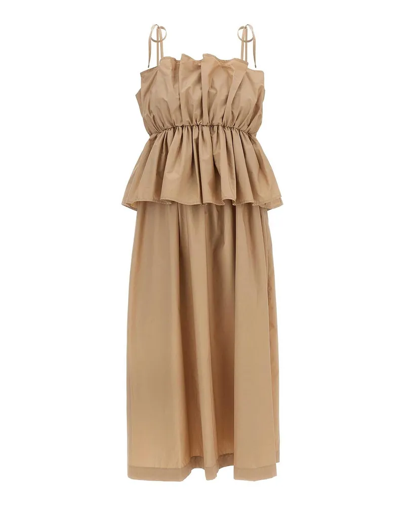 Twin-Set Maxikleid - Beige Beige