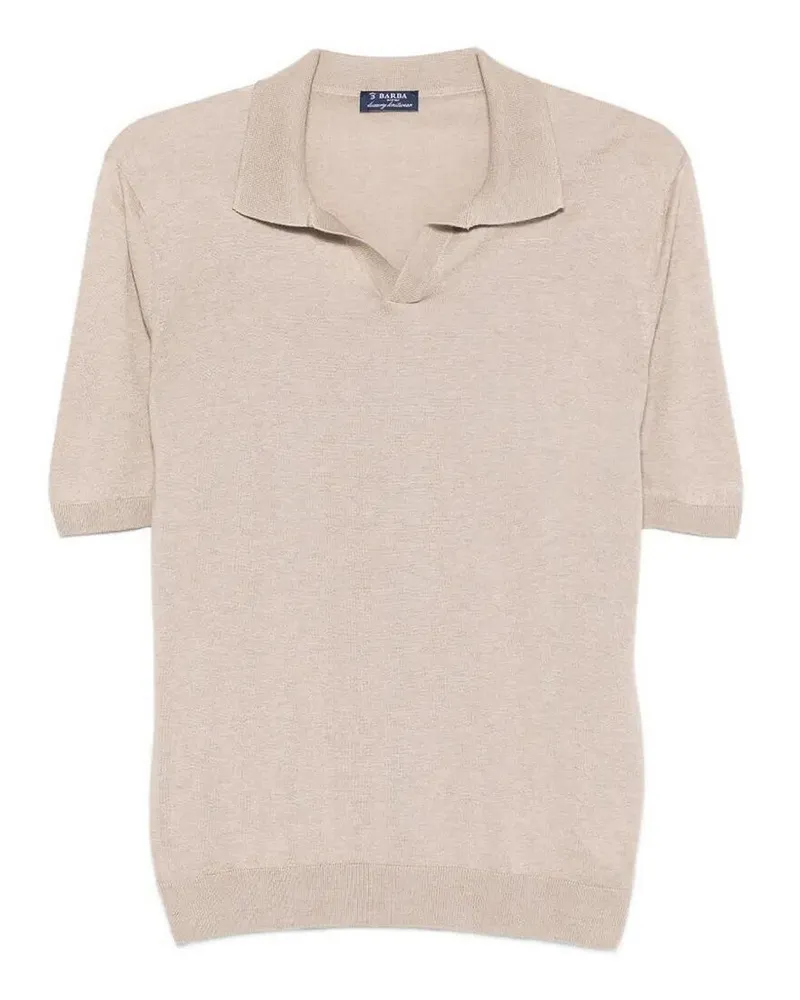 BARBA Poloshirt - Beige Beige