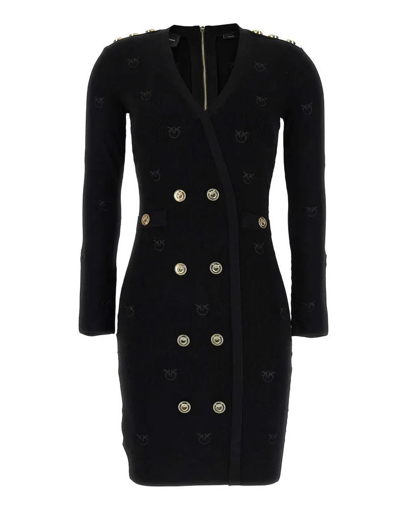 Pinko Kurzes Kleid - Schwarz Schwarz
