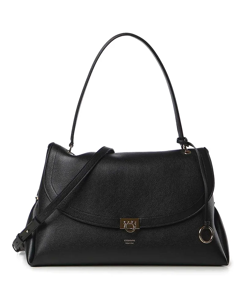 Ferragamo Schultertasche - Schwarz Schwarz